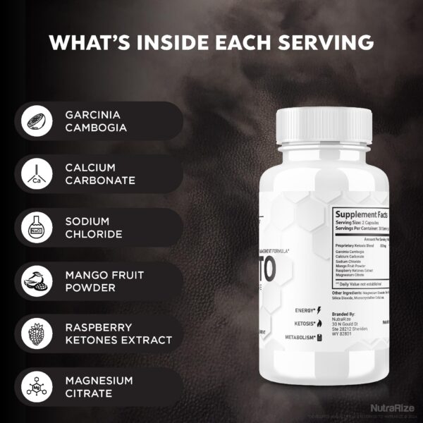 Cápsulas Keto Charge para apoyo cetogénico y bienestar integral