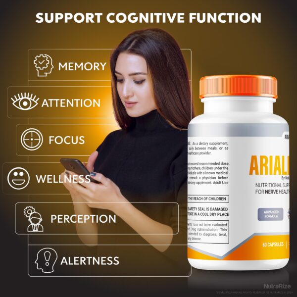 producto Arialief cápsulas para salud y bienestar nervioso