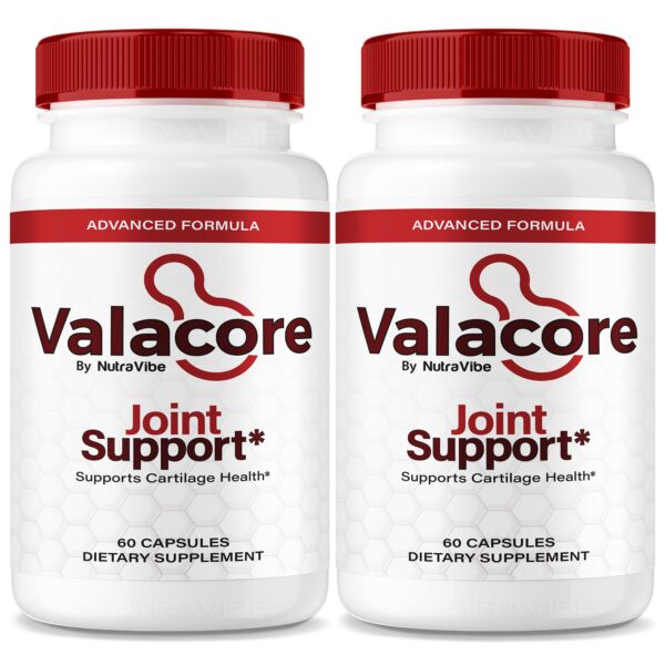 Paquete doble cápsulas Valacore para soporte articular