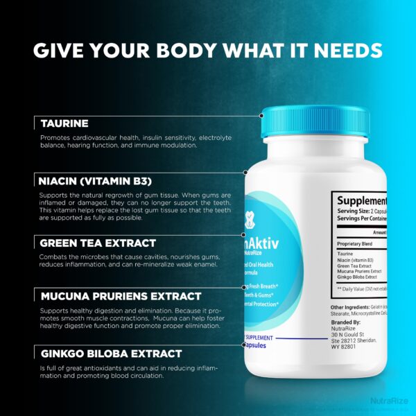 GumAktiv fórmula probiótica oral mejora salud bucal