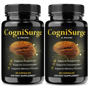 Paquete 2 CogniSurge cápsulas para memoria enfoque y energía