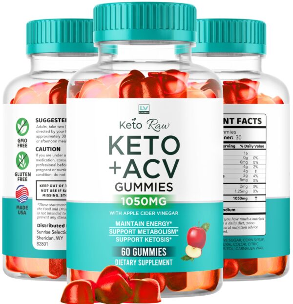 productos keto raw acv gomitas naturales para salud