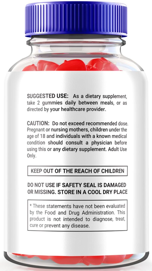 Detalle etiqueta ingredientes Gomitas Keto ACV rize labs