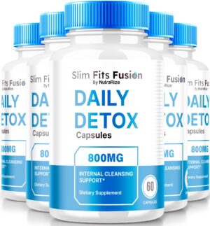 Paquete de 5 cápsulas Slim Fits Fusion para pérdida de peso avanzada