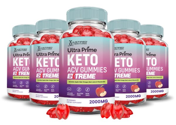 81pX8fFTl8L.jpg Ultra Prime Keto ACV gominolas paquete 5 60 unidades