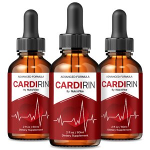 NutraVibe Cardirin Drops botella frontal
