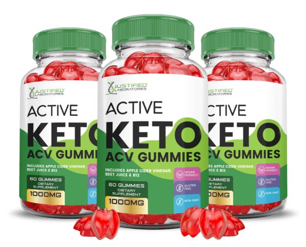 Active Keto ACV gomitas paquete 3 salud keto vinagre manzana