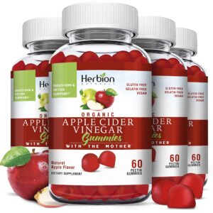 Paquete de gomitas orgánicas de vinagre de sidra de manzana HERBION