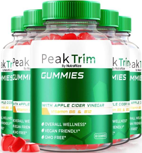 PeakTrim Keto gomitas paquete de 5 300 unidades