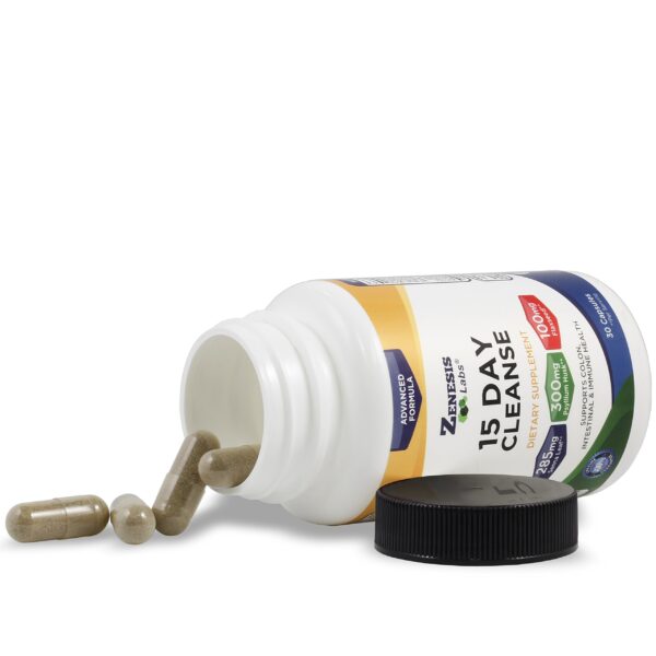 Zenesis Labs detox vista trasera envase