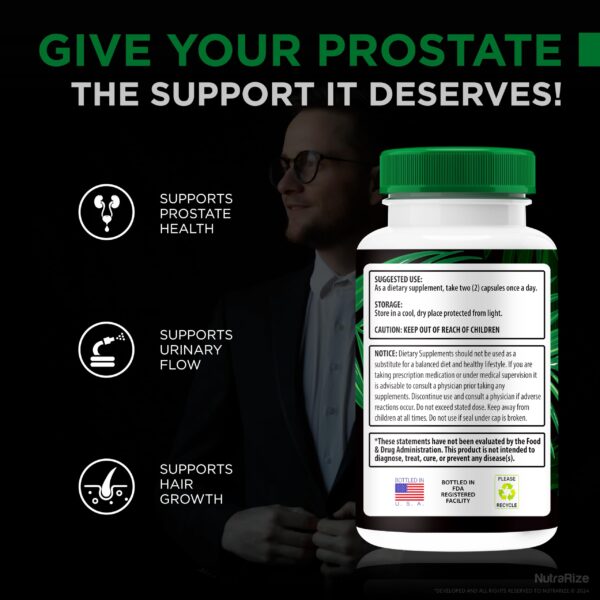 Parte trasera envase Bio Prost cápsulas NutraRize