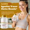 Lado del paquete suplemento Slimpic Bio fórmula avanzada