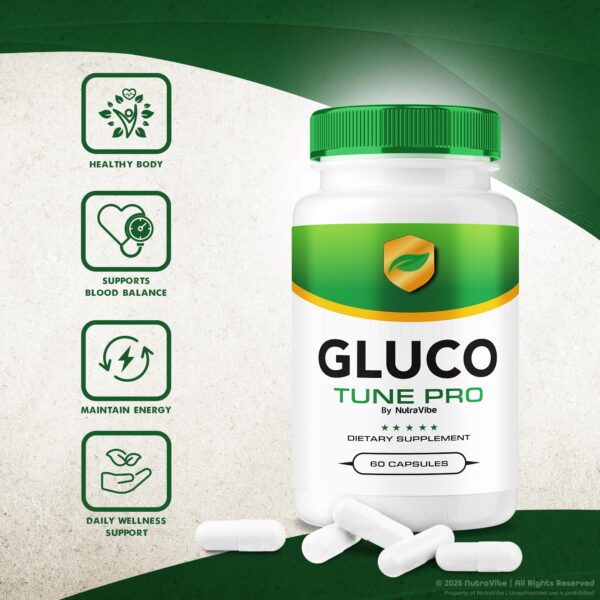 Suplemento Gluco Tune Pro apoyo circulación y energía diaria
