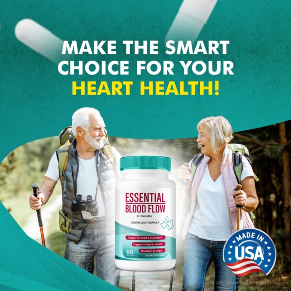 Cápsulas Essential Blood Flow para apoyo natural del flujo y energía