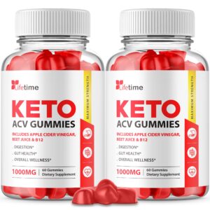 Paquete doble lifetime keto plus acv gomitas veganas