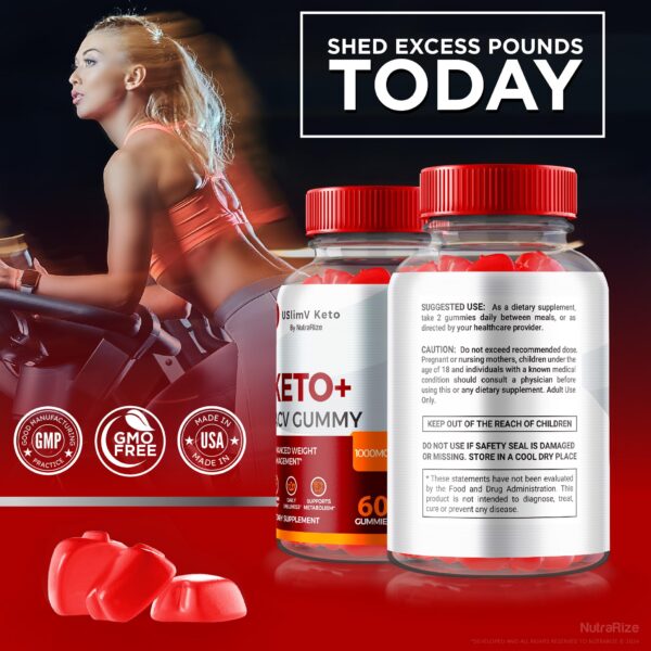 Producto NutraRize USlim V Keto ACV gomitas 300 unidades