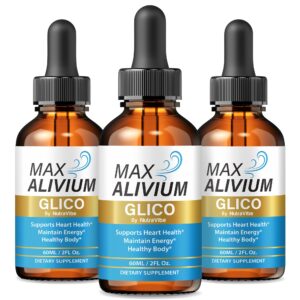 Frasco de gotas Max AliviumGlico paquete de 3