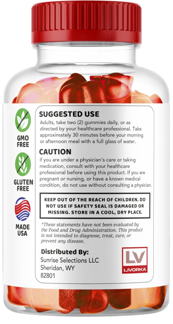 Paquete 180 gomitas TrimNova Keto ACV livorka