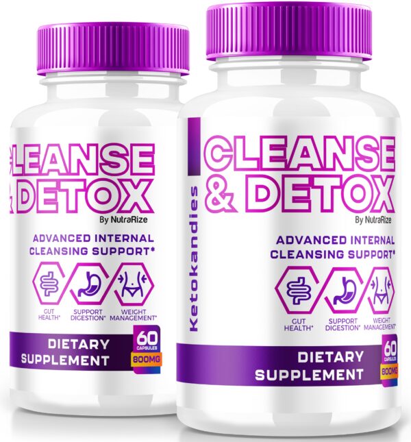 Cápsulas Ketokandies paquete doble para detox y pérdida de peso