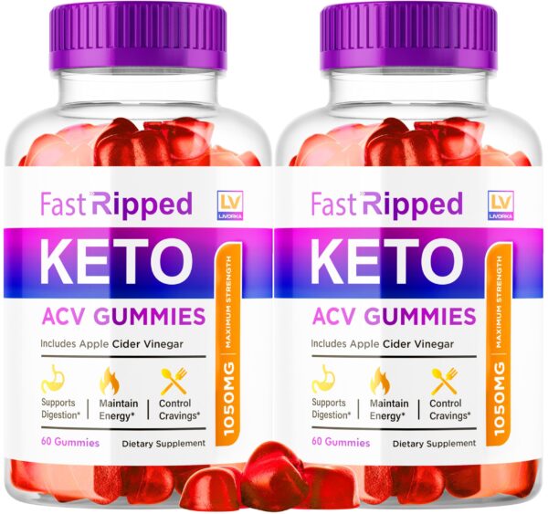 Gomitas Fast Ripped Keto ACV para pérdida de peso eficaz