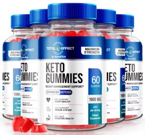 Gomitas Total Effect Keto fórmula avanzada vinagre manzana