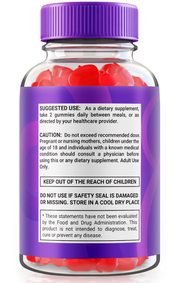 Detalle gomitas Rapid Results Keto ACV para salud