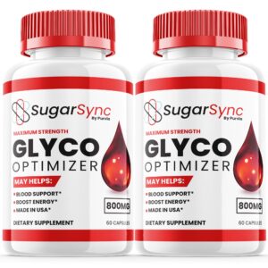 paquete 2 sugar sync glyco optimizer 120 cápsulas