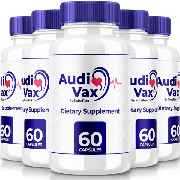 Audivax paquete de 5 suplementos para salud auditiva