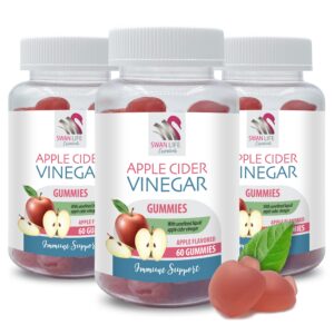 gomitas naturales de vinagre de sidra de manzana para metabolismo saludable