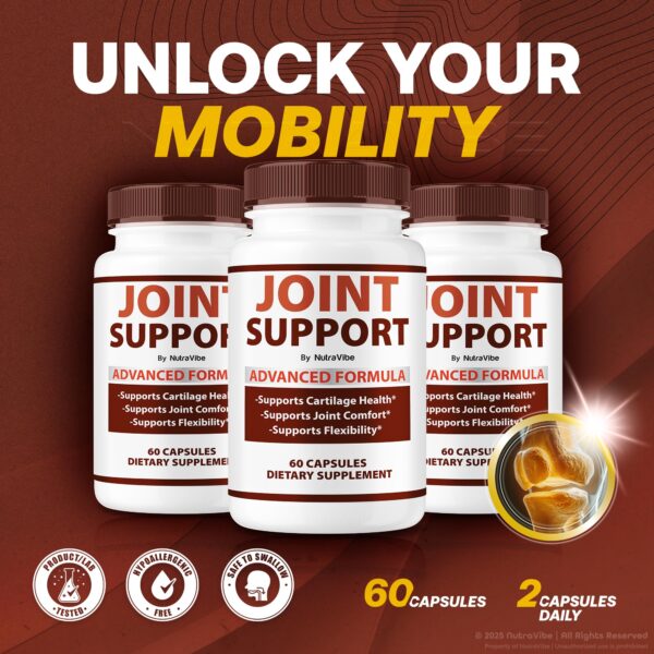 Cápsulas para movilidad y flexibilidad NutraVibe