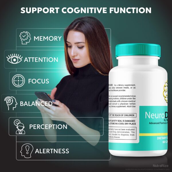 Version 1.0.0 Apoya concentración con Neuro Defender suplemento para mente