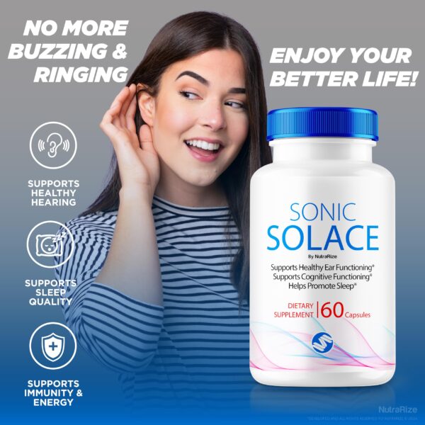 Paquete triple Sonic Solace para salud auditiva general