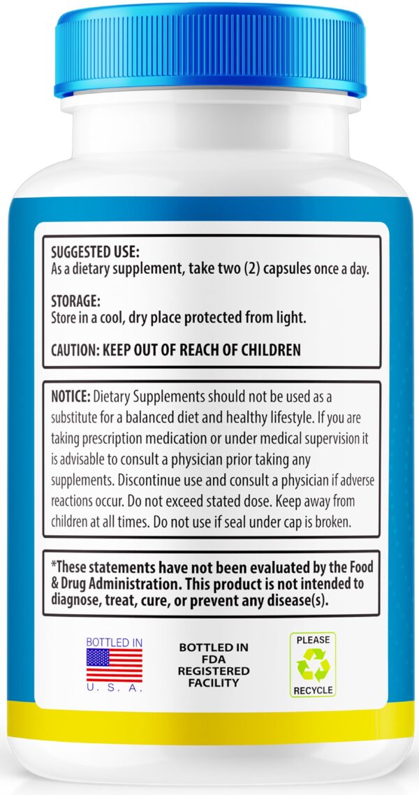 Cápsulas naturales NutraRize para función saludable de la vejiga
