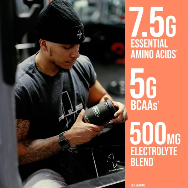 Etiqueta de Rule1 Essential Amino 9