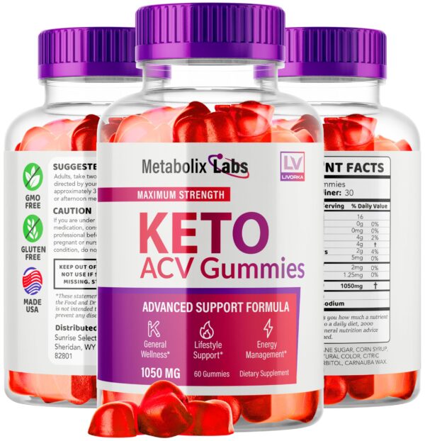 Gomitas Metabolix Labs ACV para control natural de peso