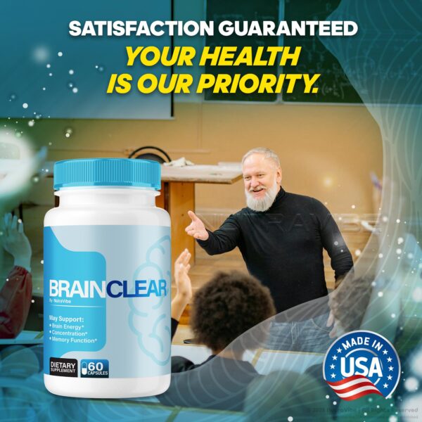 Brain Clear packaging close-up