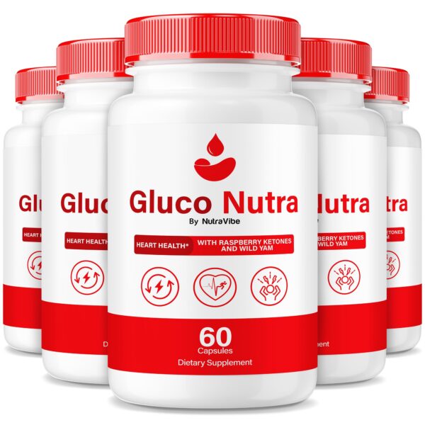 Gluco Nutra Píldoras paquete frontal