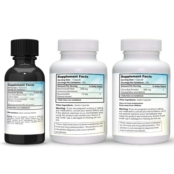 Frascos del Kit de limpieza intestinal Dr Clark Store