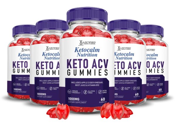 Version 1.0.0 Gomitas Keto ACV Ketocalm Nutrition fórmula avanzada