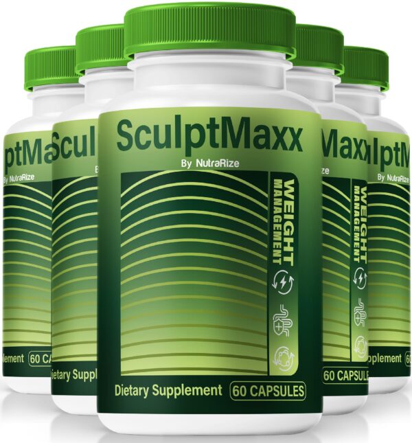 SculptMaxx cápsulas apoyo fitness paquete 5