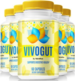 VivoGut suplemento digestivo cápsulas salud intestinal pack 5