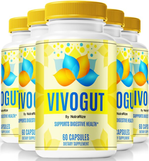 VivoGut suplemento digestivo cápsulas salud intestinal pack 5