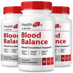 Paquete de 3 Health Flux cápsulas NutraVibe