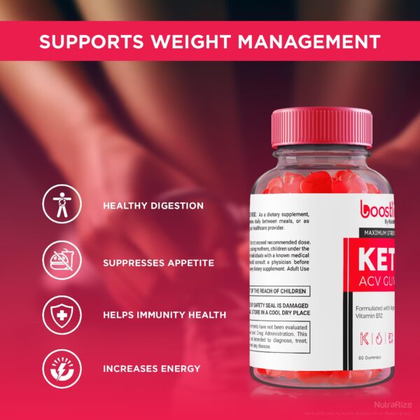 Paquete gomitas Boostline Keto ACV 300 unidades para pérdida peso