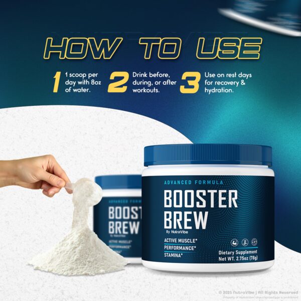 Presentacion 30 porciones Booster Brew Powder