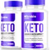 capsulas microbio keto acv suplemento natural 2 pack