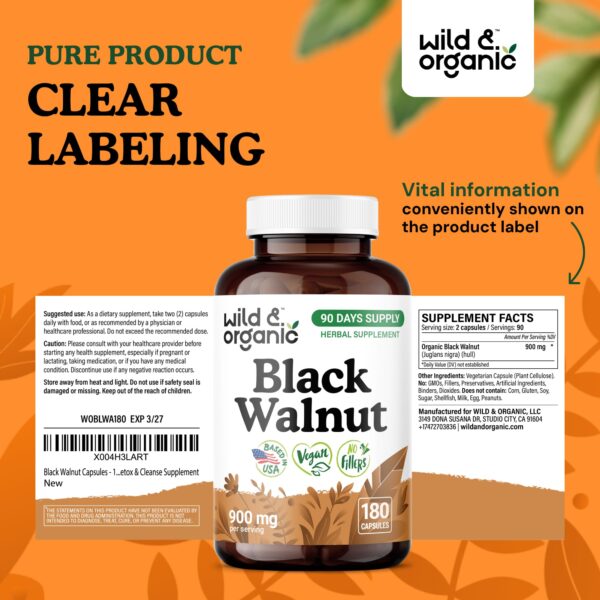 Cápsulas de nogal negro en primer plano