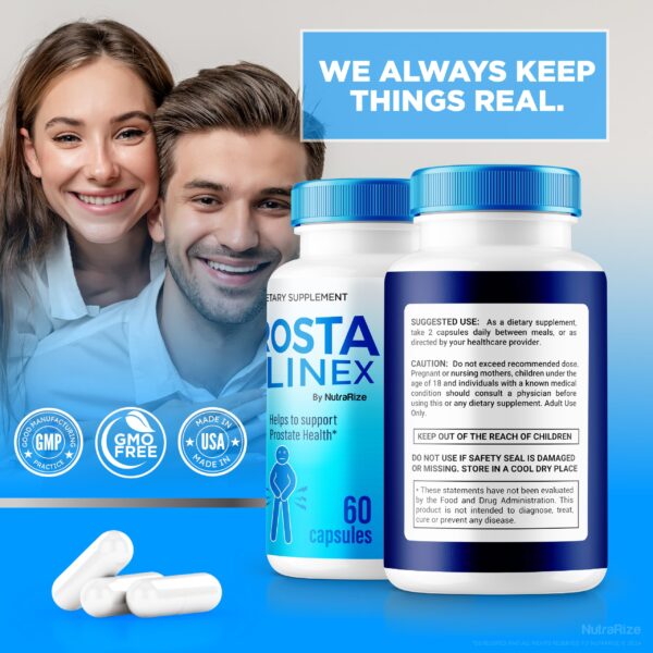 Pastillas Prostalinex para salud y vitalidad masculina