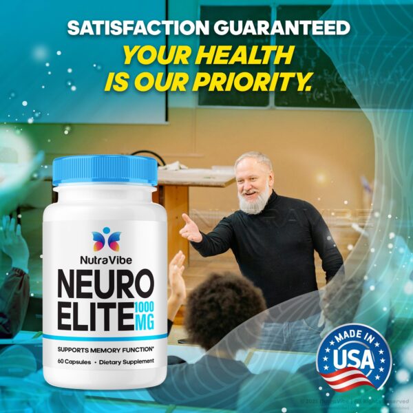 Detalle cápsula Neuro Elite para claridad mental