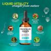 Detalle del envase NutraVibe ProstaLife gota líquida para hombres
